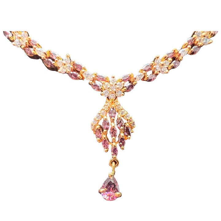 American Diamond Necklace Jewelry