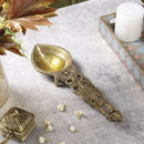 Brass Pooja Spoon Oil Lamp Diya Camphor Burner