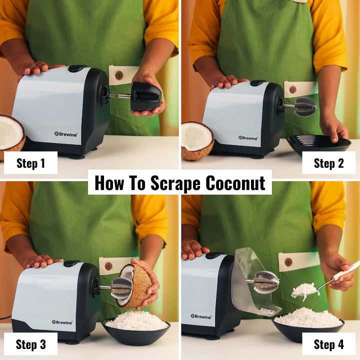 Coconut Scraper Grater Citrus Juicer