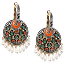 Contemporary Hoop Fashion Earrings