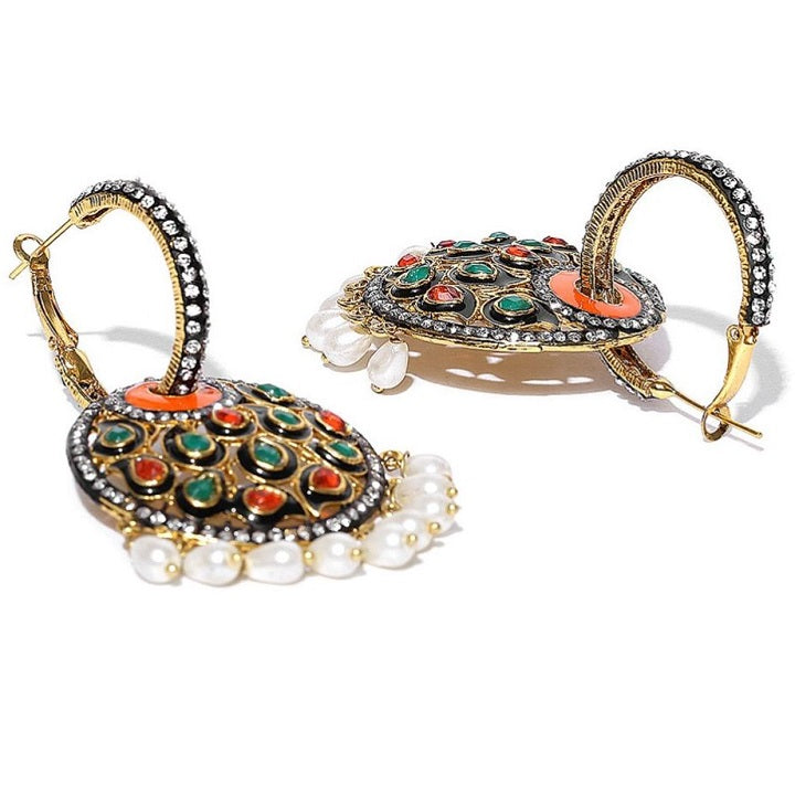 Contemporary Hoop Fashion Jewelry Earrings