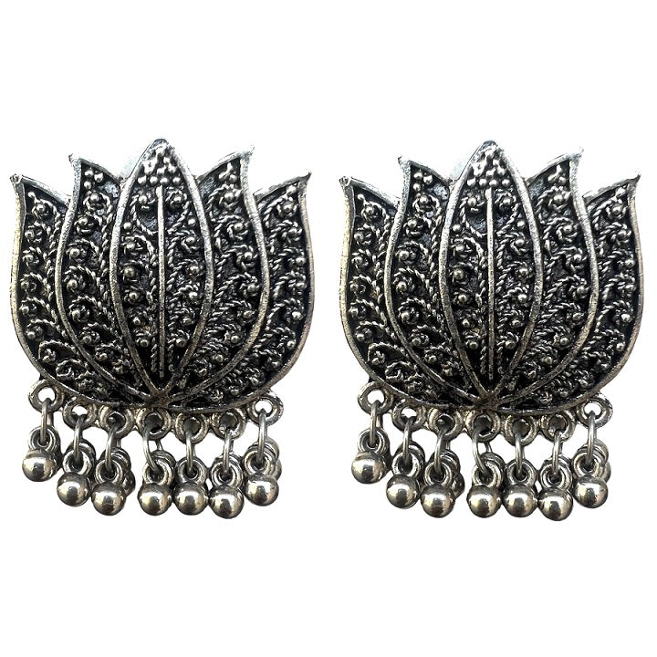 Lotus Fashion Jewelry Necklace Choker Earring Set