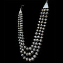 Oxidised German Silver Beaded Fashion Jewelry Necklace