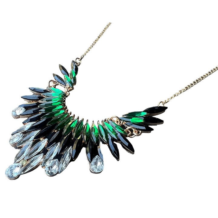 Rhinestone Crystal Statement Fashion Jewelry Necklace