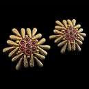 Temple Gold Jewelry Necklace Earring Choker Set