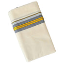 Traditional Kerala Kasavu Double Mundu with Grey Border