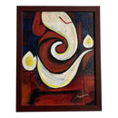 Abstract Ganesha Wall Canvas Art Painting