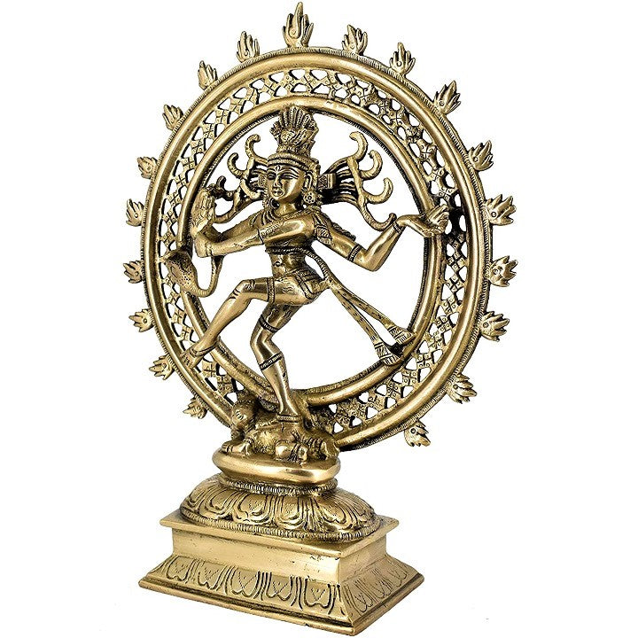 Antique Brass Nataraja Statue Idol