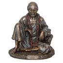 Antique Copper Sai Baba Statue