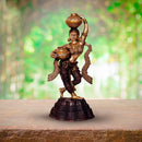 Beautiful Antique Brass Lady Statue