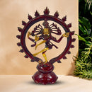 Brass Dual Tone Nataraja Statue