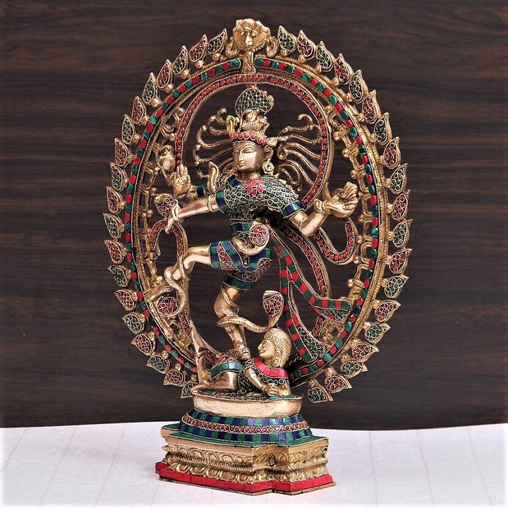 Brass Nataraja Statue Large Idol Sculpture