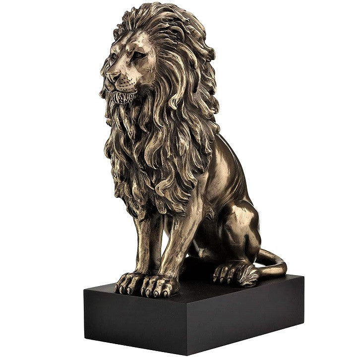 Bronze Resin Lion Statue Sculpture Figurine