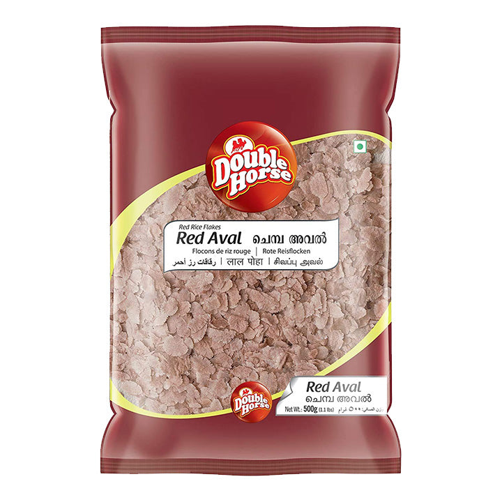 Red Rice Flakes (Chemba Aval) Double Horse