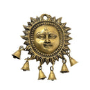 Embossed Brass Sun Wall Hanging Decor
