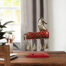 Iron Wooden Metal Horse Bells Large Table Decor