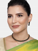 Kemp Stone Antique Gold Fashion Jewelry Necklace Earring Set