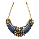 Large Crescent Moon Statement Fashion Jewelry Necklace