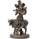 Lord Krishna Kamdhenu Cow Statue