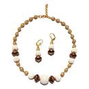 Meenakari Antique Gold Fashion Jewelry Necklace Earring Set