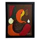 Modern Ganesha Framed Wall Canvas Art Painting