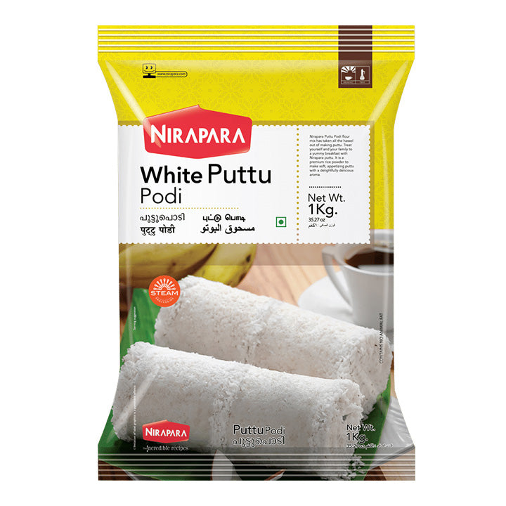 White Puttu Podi Nirapara