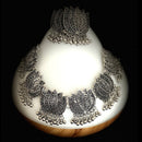 Oxidised Silver Lotus Fashion Jewelry Necklace Choker Earring Set