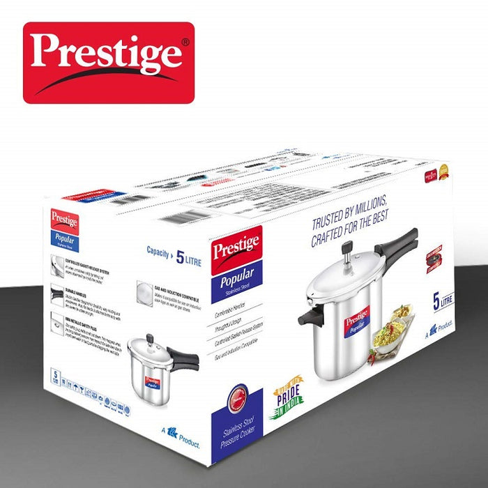 Stainless Steel Pressure Prestige 5l Pressure Cooker Price Prestige