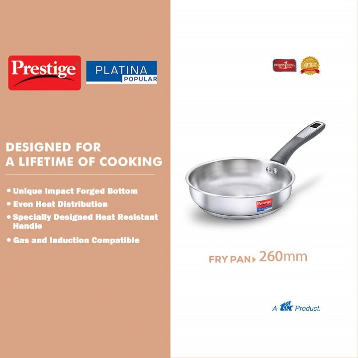 Prestige Stainless Steel Fry Pan