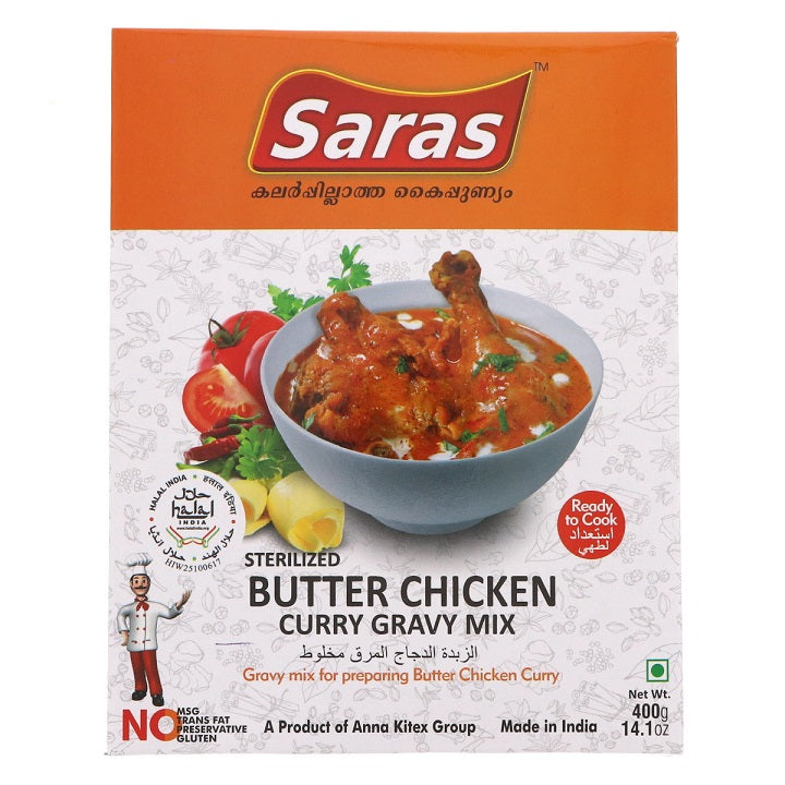 Butter Chicken Curry Gravy Mix Saras