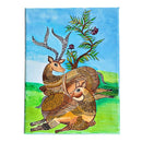 Stunning Handmade Kalamkari Wall Canvas Art Painting Décor