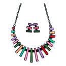 Stylish Statement Fashion Jewelry Necklace Earring Set