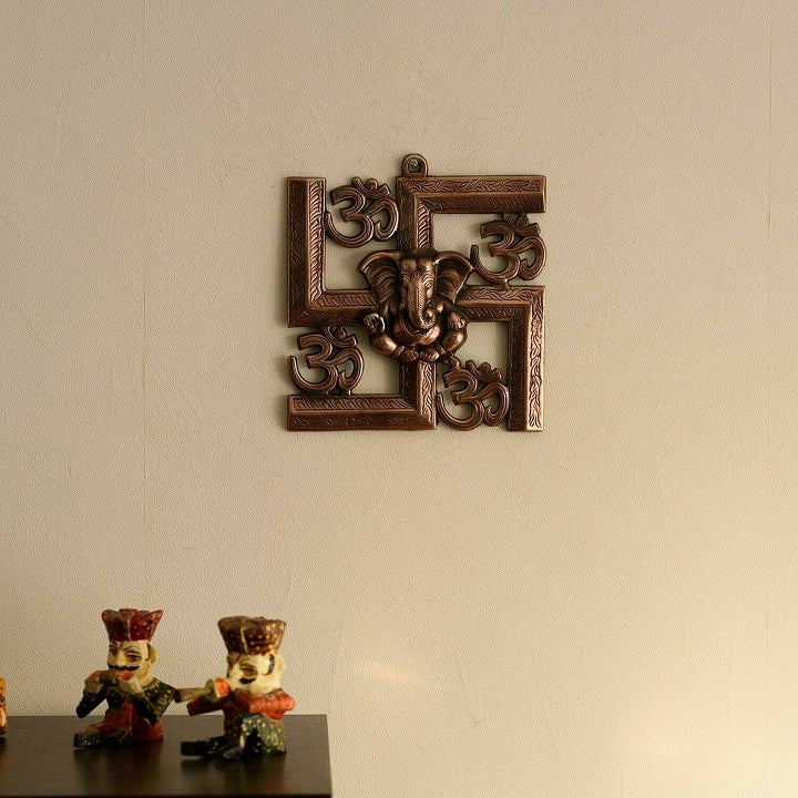 Swastik Ganesha OM Wall Hanging Decor