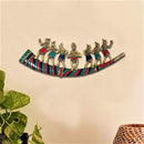 Tribal Folk Brass Antique Large Wall Hanging Art Décor