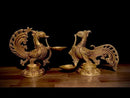 Brass Peacock Diya Deepak Lamp Pooja Display Stand Home Decor